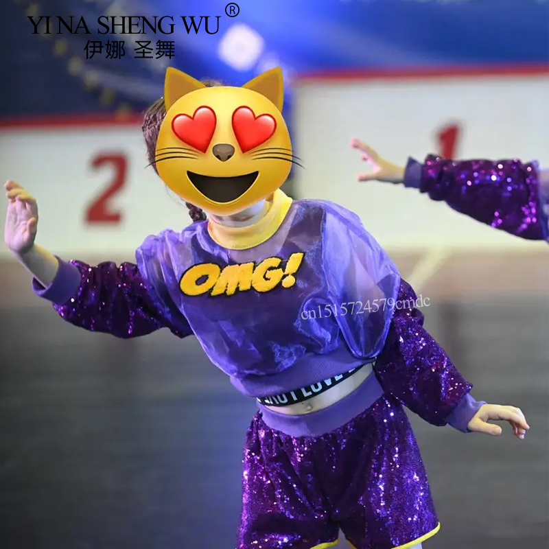 Street Fashion Outfit Girl - Girl's Jazz Dance Costume Children Fashion