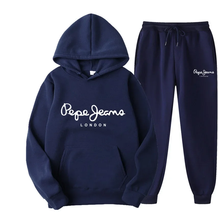 Street Fashion Dance - Men Women Printed Hoodie Tracksuit Two