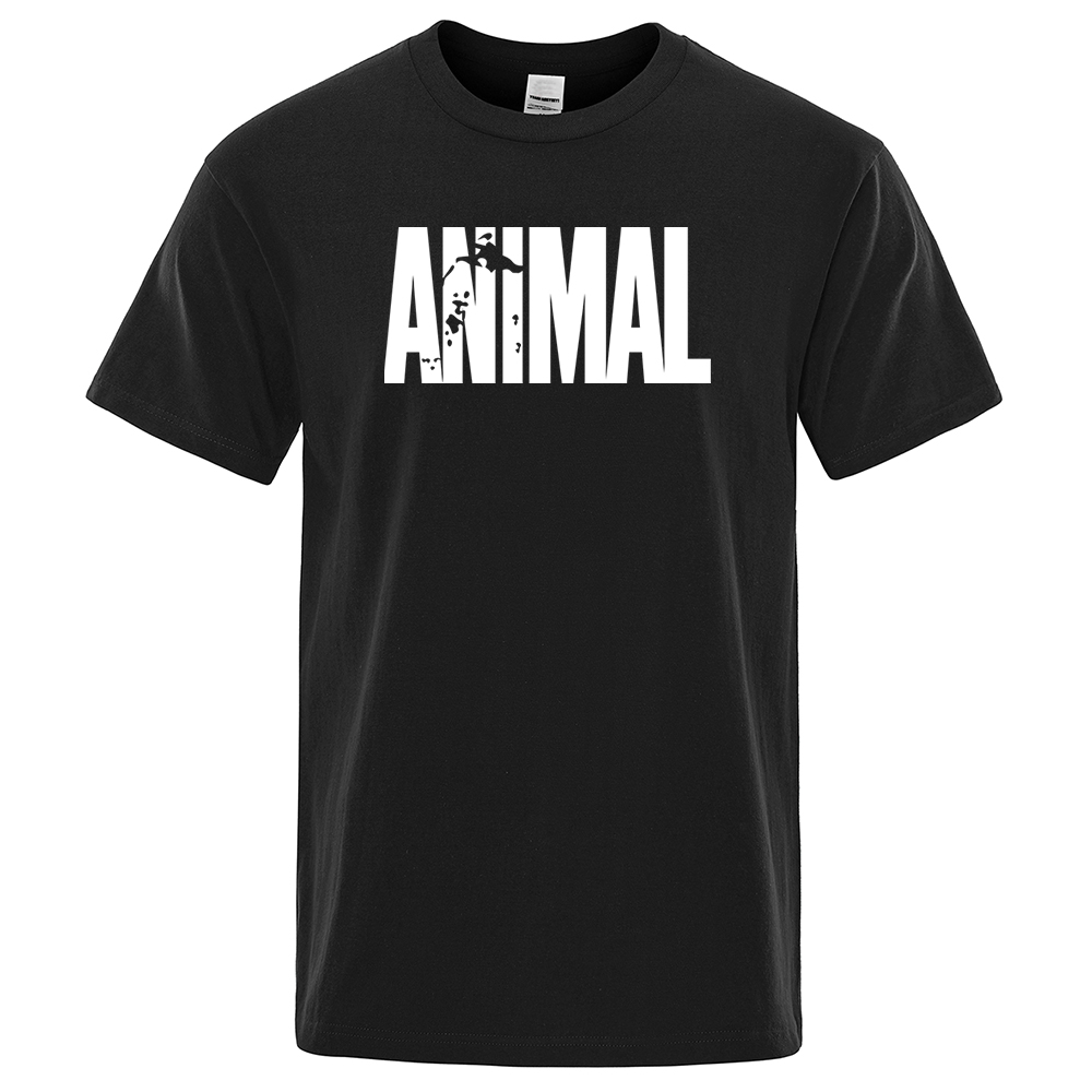 Street Fashion Asian - Asian Size Fashion ANIMAL Letter Print