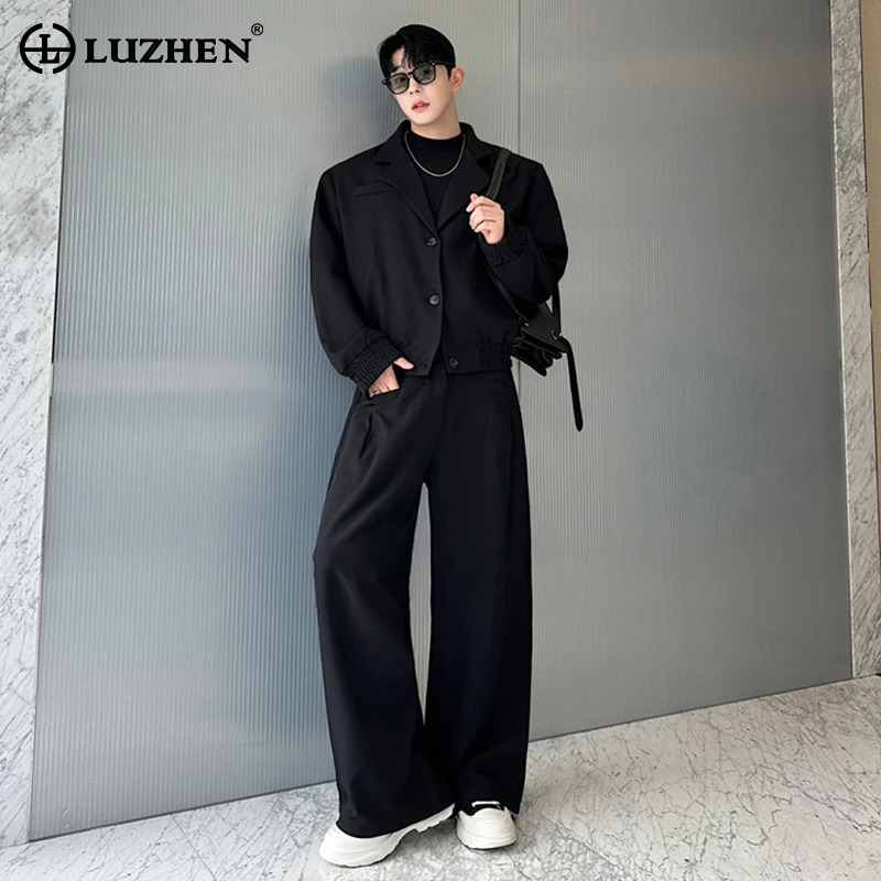 LUZHEN Spring Blazer Neck Casu - огляд і ціна Street Fashion Jacket