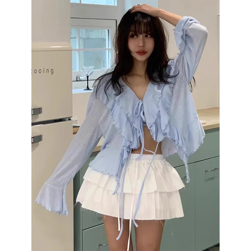 MEXZT Cropped White Shirts Wom - огляд і ціна Street Fashion Korea