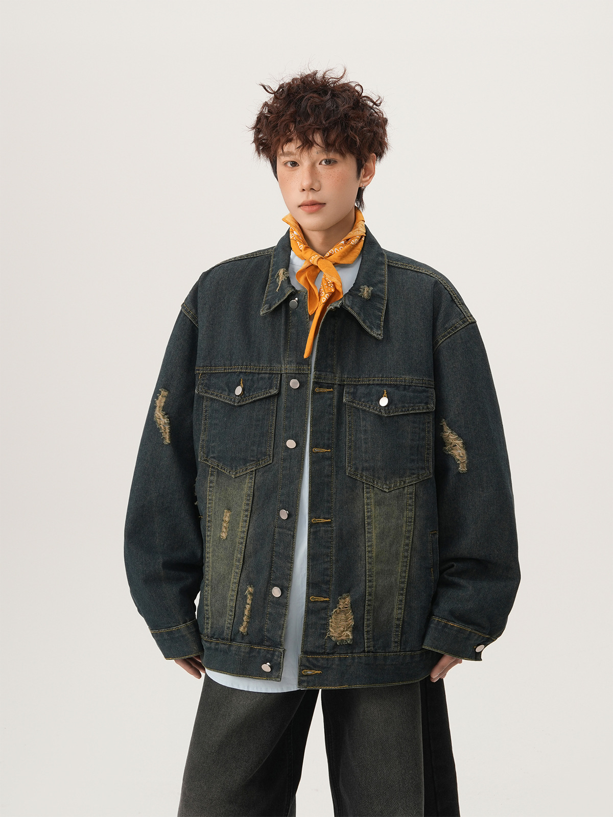 American High Street Ripped De - огляд і ціна Street Fashion Jacket