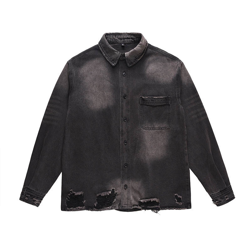Men's High Street Ripped Jeans - огляд і ціна Street Fashion Jacket