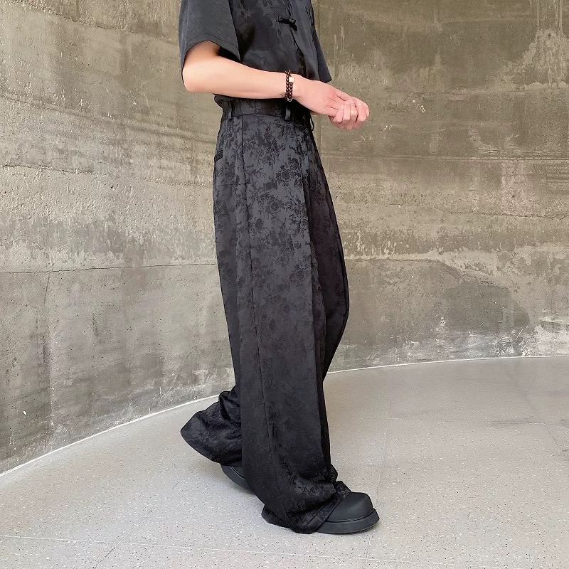 Men Chinese Style Wide Leg Pan - огляд і ціна Street Fashion In Chinese