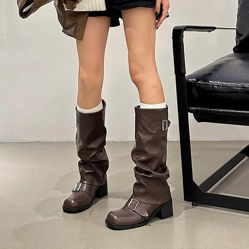 Woman Boots Knee High Platform - огляд і ціна Street Fashion Trend 2025