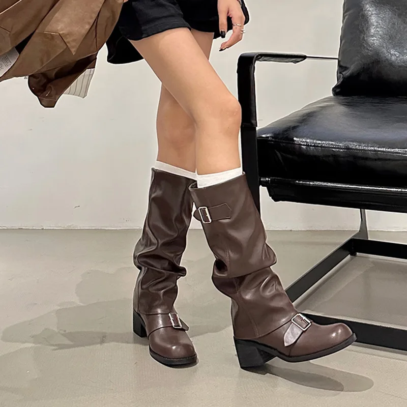 Woman Boots Knee High Platform - огляд і ціна Street Fashion Trend 2025