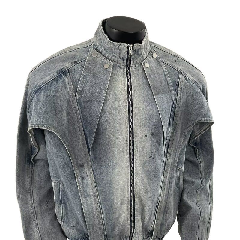 Distressed Dirty Denim Jacket  - огляд і ціна Street Fashion Vibes