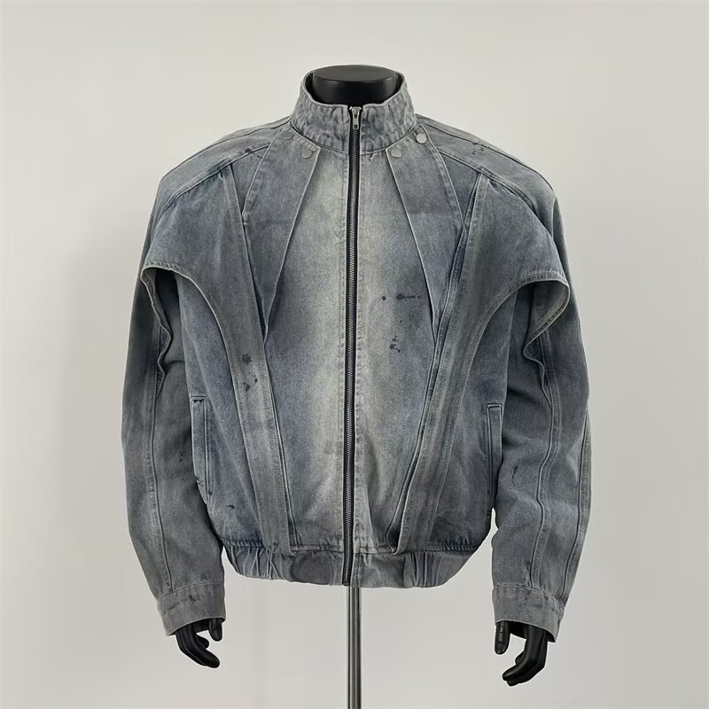 Distressed Dirty Denim Jacket  - огляд і ціна Street Fashion Vibes