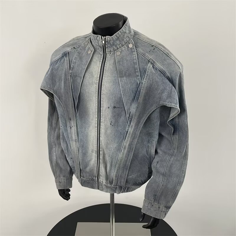 Distressed Dirty Denim Jacket  - огляд і ціна Street Fashion Vibes