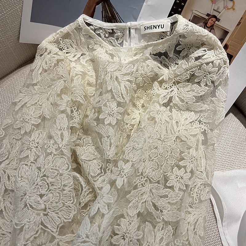 MEXZT Elegant Sheer White Shir - огляд і ціна Street Fashion Korea