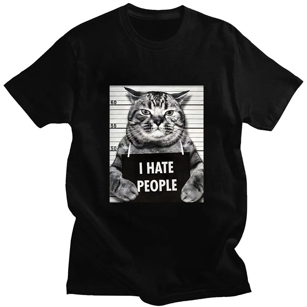 Asian sizeI Meow Print T-shirt - огляд і ціна Street Fashion Asian