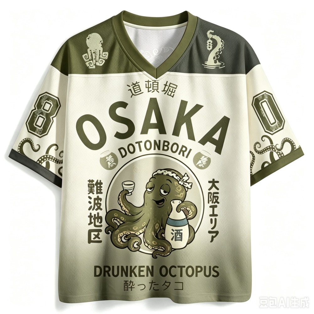 Y2K Osaka Octopus Pattern 3D P - огляд і ціна Street Fashion Osaka