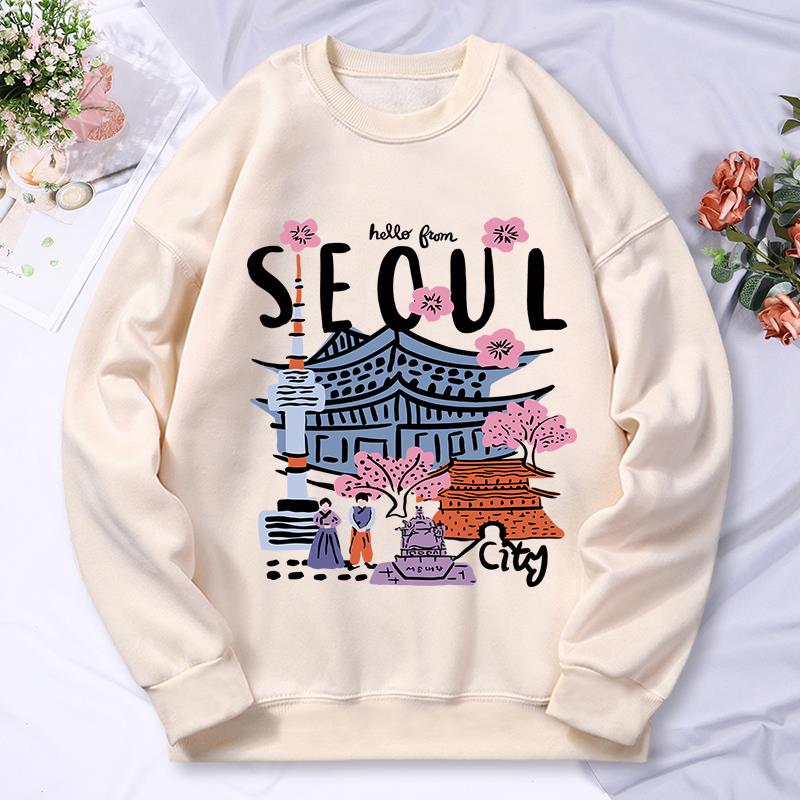 Seoul Beautiful Scenery Printi - огляд і ціна Street Fashion Of Seoul