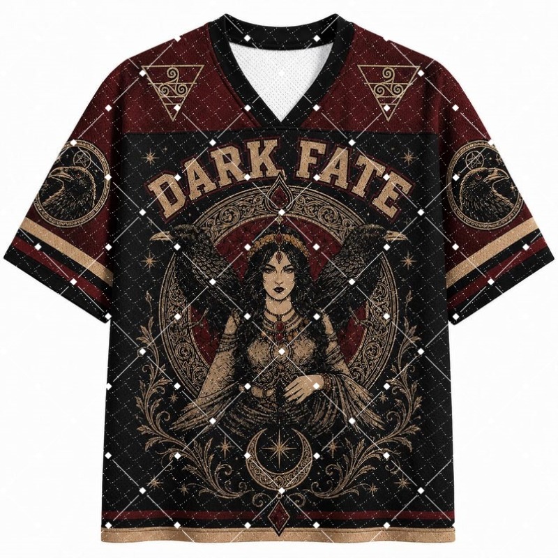 Dark Fate Witch Raven Print V‑ - огляд і ціна Street Fashion Dance