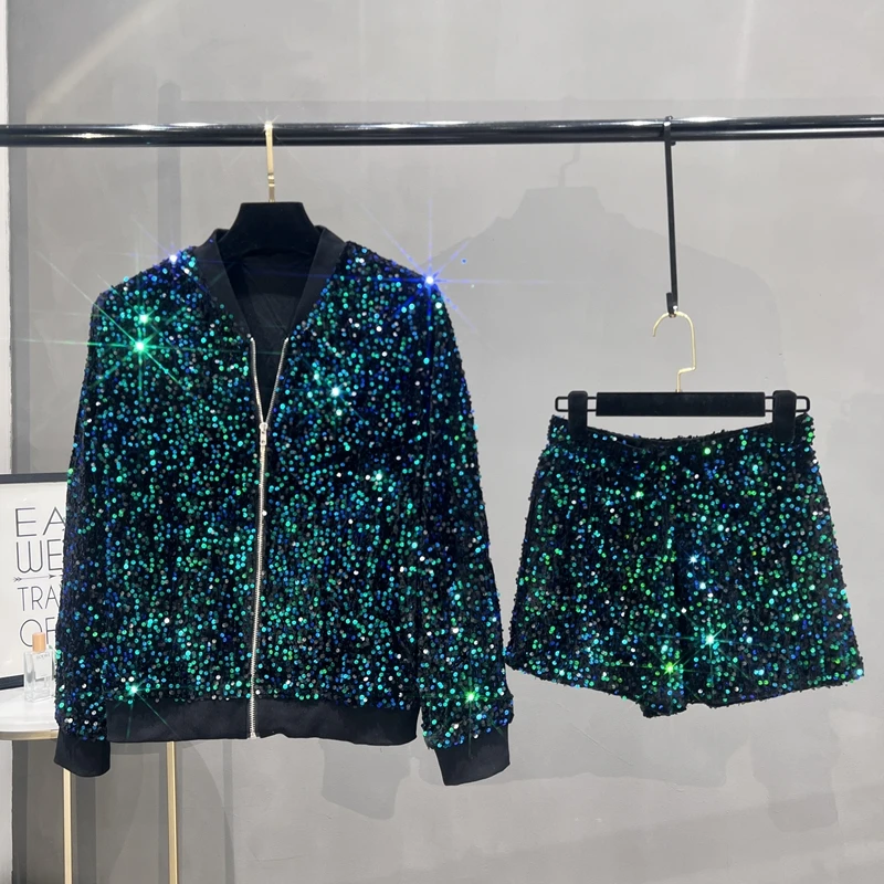 Premium Sequined Coat Women's  - огляд і ціна Street Fashion Jacket