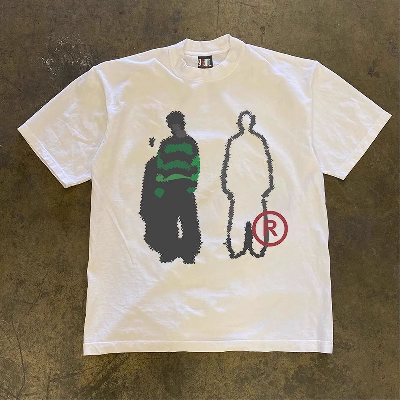 Asian Size Hiphop Print 100% C - огляд і ціна Street Fashion Asian