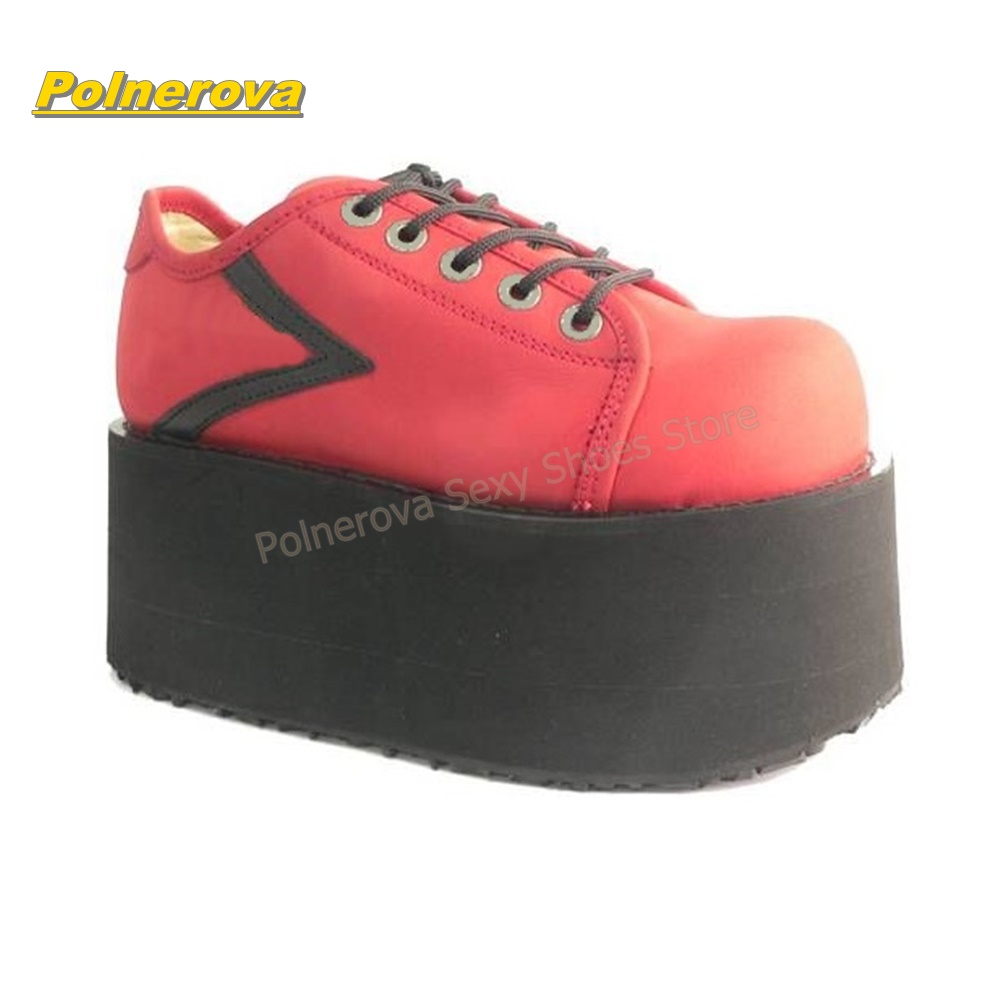 Hot Pink Rainbow Laces Platfor - огляд і ціна Street Fashion Hot