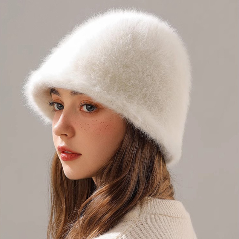 Winter Rabbit Hair Bucket Hat  - огляд і ціна Street Fashion Russia