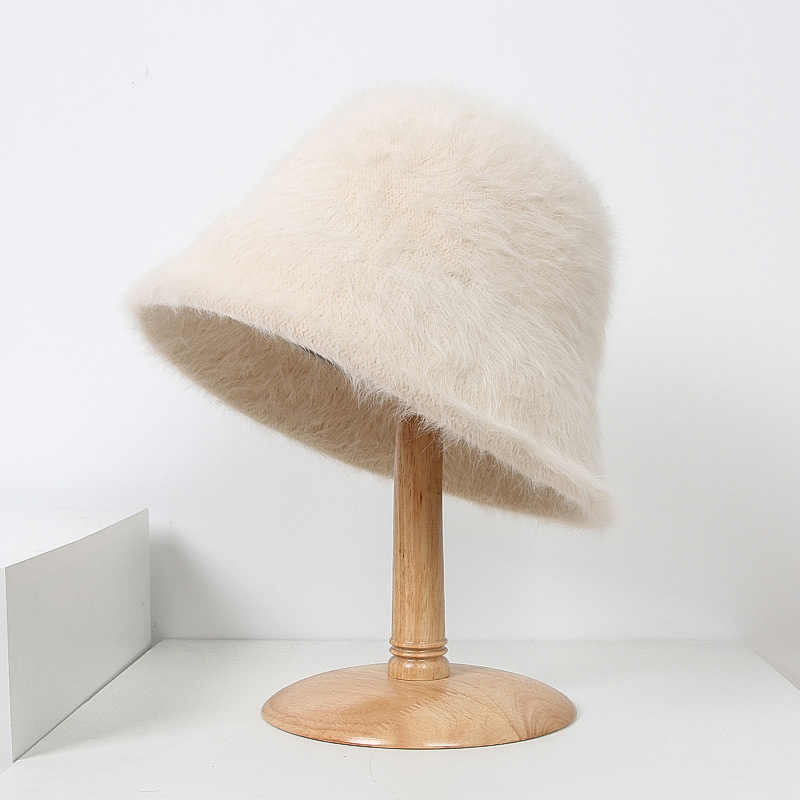 Winter Rabbit Hair Bucket Hat  - огляд і ціна Street Fashion Russia