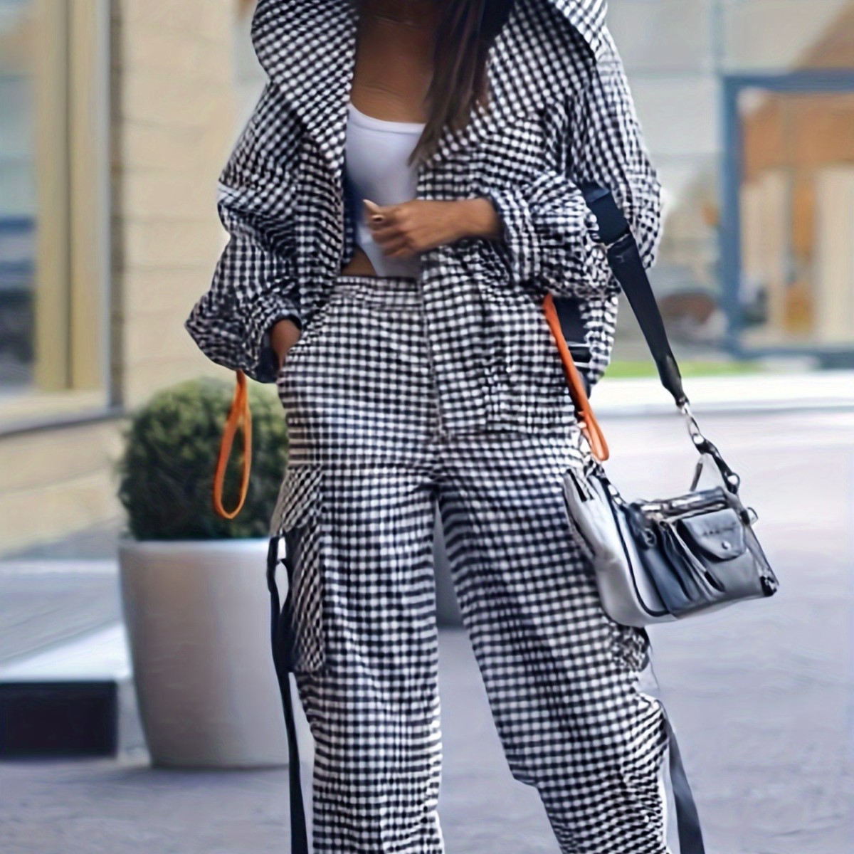 Spring Autumn Casual Plaid Pri - огляд і ціна Street Fashion Jacket
