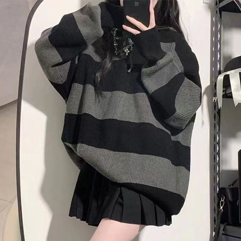 Streetwear Striped Sweater Wom - огляд і ціна Street Fashion Korea