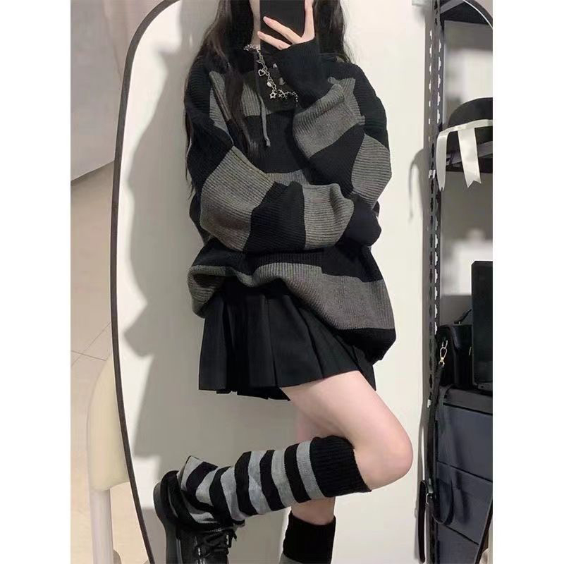 Streetwear Striped Sweater Wom - огляд і ціна Street Fashion Korea
