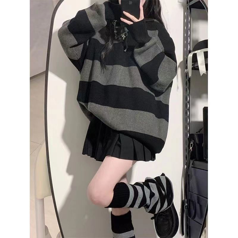 Streetwear Striped Sweater Wom - огляд і ціна Street Fashion Korea
