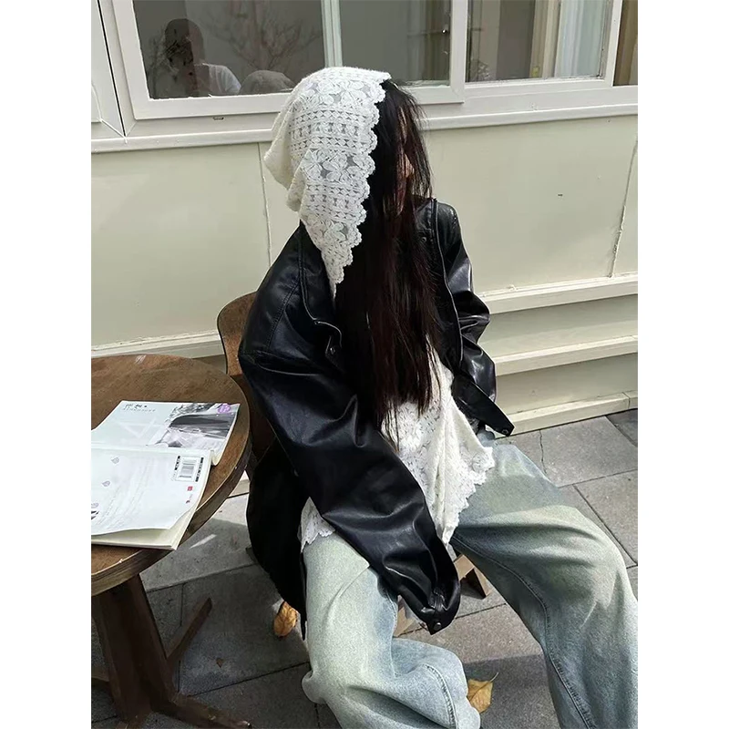 Y2K Lace Hooded Shirts Women S - огляд і ціна Street Fashion Korea