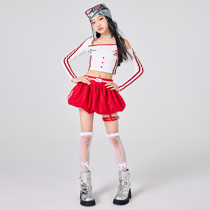Girls Hip Hop Clothes White To - огляд і ціна Street Fashion Outfit Girl