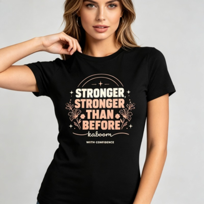 Crew Neck T‑Shirt,Empowering W - огляд і ціна Street Fashion Vibes