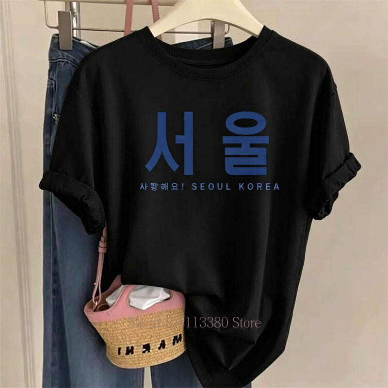 Seoul Korea Graphic Print T-sh - огляд і ціна Street Fashion Of Seoul