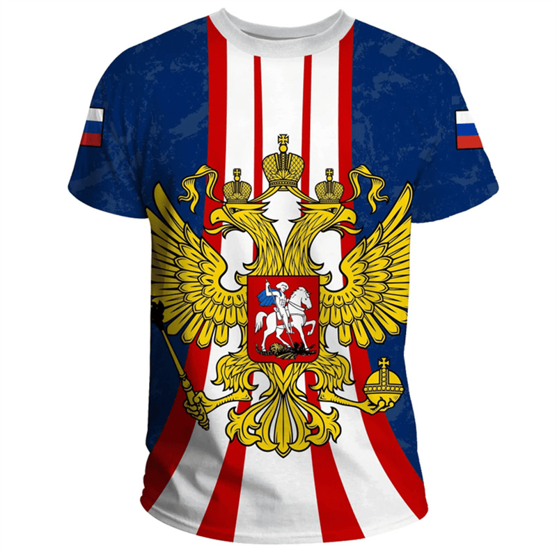 Fashion Russia Flag Badge T-sh - огляд і ціна Street Fashion Russia