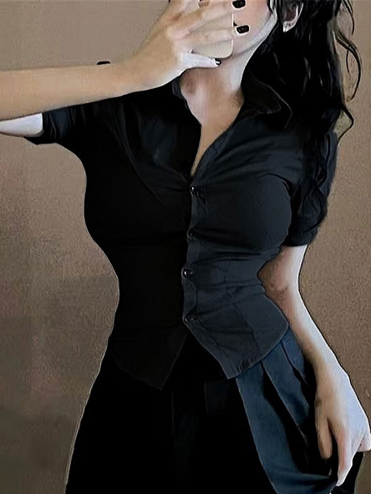 Fashion Woman Blouse Elastic S - огляд і ціна Street Fashion Korea