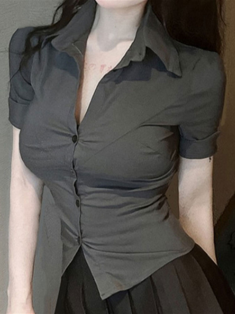 Fashion Woman Blouse Elastic S - огляд і ціна Street Fashion Korea
