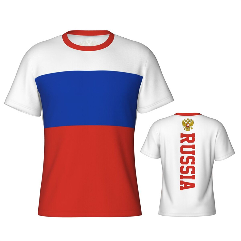 Russian Flag 3D Print T-shirt  - огляд і ціна Street Fashion Russia
