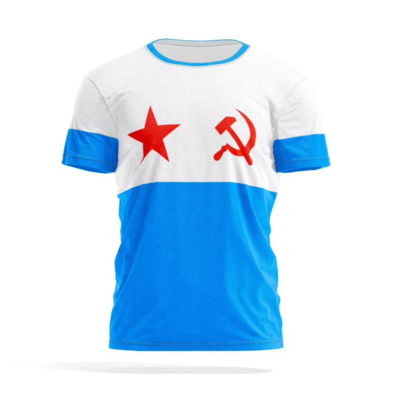 Russian Flag 3D Print T-shirt  - огляд і ціна Street Fashion Russia